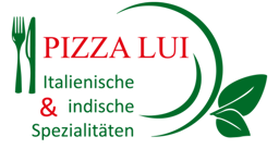 Pizza Lui und Indischer Food logo.